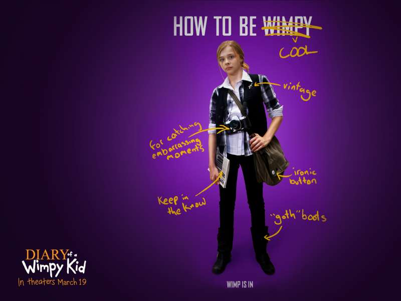 Chloe Moretz In Diary Of A Wimpy Kid Wallpaper